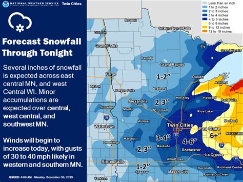 Snow totals from weekend storm in western, northern Minnesota - Bring Me The News