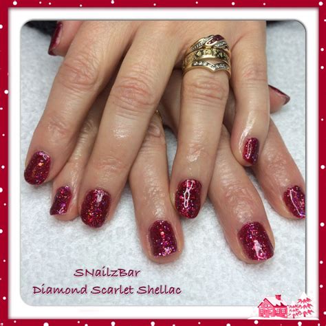 Diamond Glitter Shellac | Shellac nails, Nails, Diamond glitter