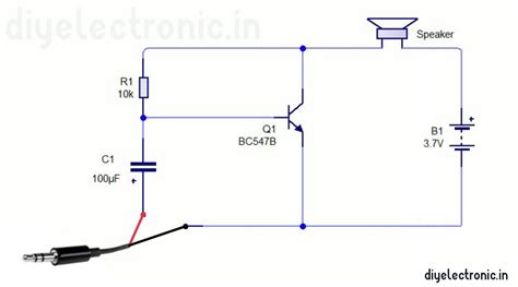 How to make an amplifier using BC547 transistor