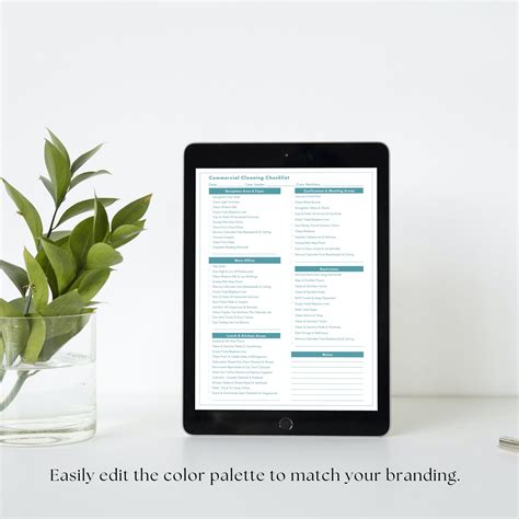 Editable Cleaning Business Checklist Printable Cleaning Check - Etsy