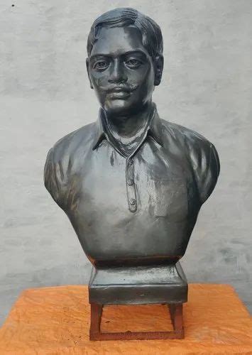 Chandrashekhar Azad Bust Statue, For Interior & Exterior, Size/Dimension: 3 X 2 X 1 Feet at Rs ...