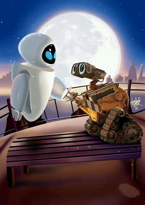 Eve e Wall-e Disney Pixar, Deco Disney, Disney Fan Art, Disney And ...