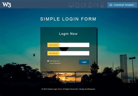 50 Best Free HTML5 Login Form Templates 2021 For web applications