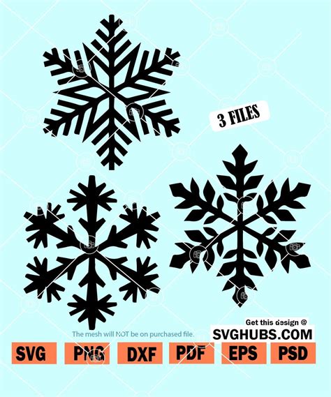 Christmas Snowflake SVG, Snowflake SVG bundle, Snowflakes SVG