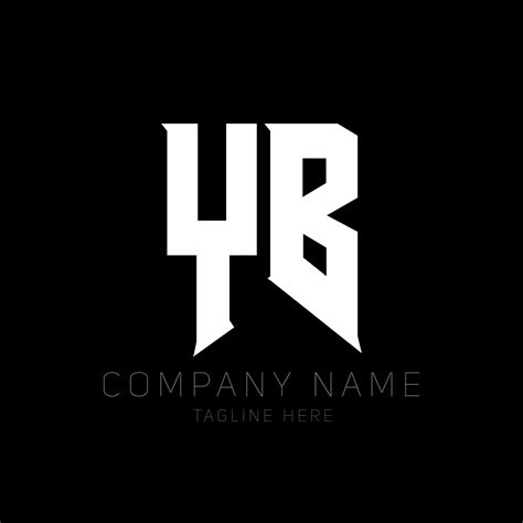 YB Letter Logo Design. Initial letters YB gaming's logo icon for ...