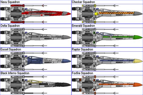 X-Wing Squadrons by MarcusStarkiller on DeviantArt