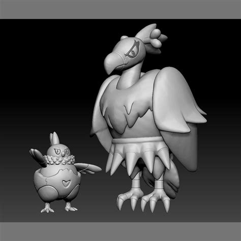 STL file Pokemon Vullaby Mandibuzz・3D print design to download・Cults