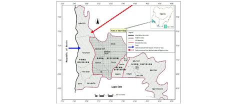 Map of Ogun State showing study location. | Download Scientific Diagram