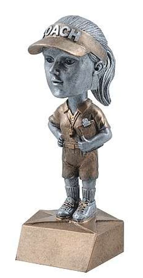 Coach Bobblehead Trophy - Female / Male | Engraved Coach Award - 6 Inch Tall Decade Awards BH-585X-P