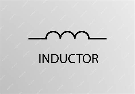 Premium Vector | Inductor symbol, vector symbol design. engineering symbols.