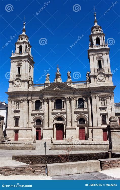 Cathedral of Santa Maria, Lugo, Spain Stock Image - Image of romanesque, gothic: 35812775