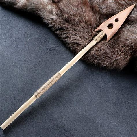 Buy AEVVV Wood Toy Spear for Kids 28 inch 70 cm - Handmade Toys Natural Ash Wood Unsharpened ...