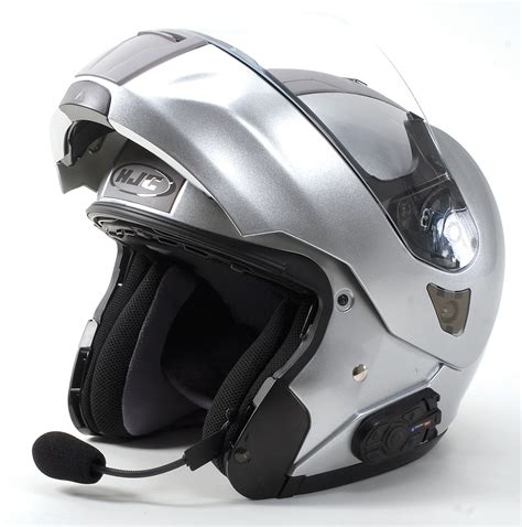 HJC White IS-MAX BT Modular Bluetooth Motorcycle Helmet Large | eBay