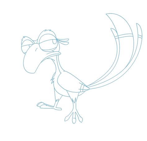 How to Draw Zazu From "The Lion King" - FeltMagnet