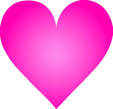 Big Pink Heart - Free Clip Art