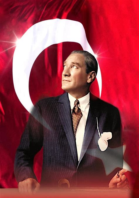 Mustafa Kemal Atatürk, Portrait with Flag 28