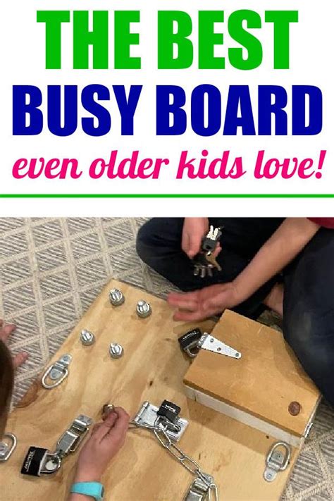 DIY Montessori Busy Board for Older Kids