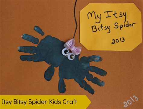 Itsy Bitsy Spider Kids Craft