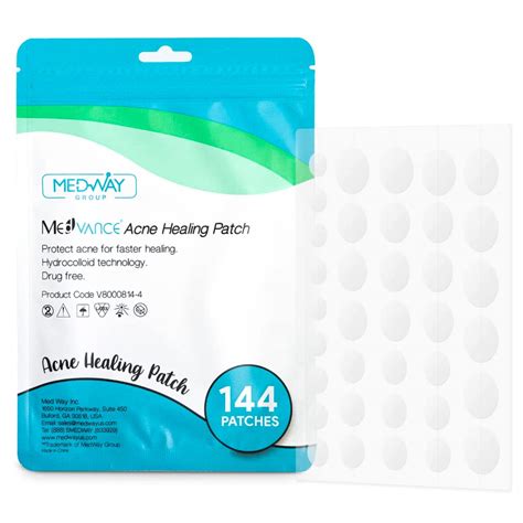 MedVance Advanced Hydrocolloid Acne Patches - Blemish & Zit Patches for ...