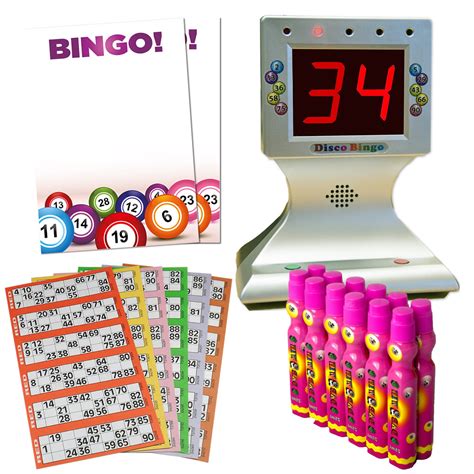 Disco Bingo Electronic Machine Game Package