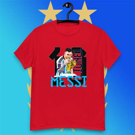 Lionel Messi Argentina Shirt Champion Argentina World Cup - Etsy