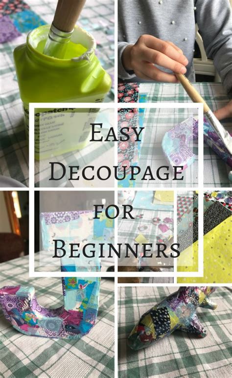 Simple Découpage Project for Beginners | The Mummy Front | Easy arts ...