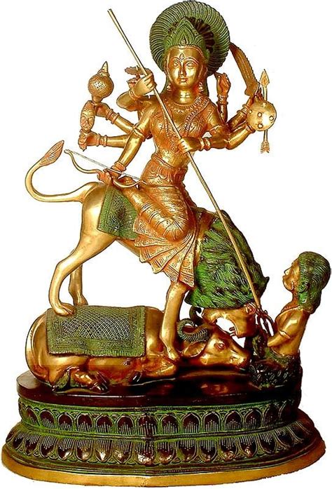 Large Size Mahishasura Mardini | Exotic India Art