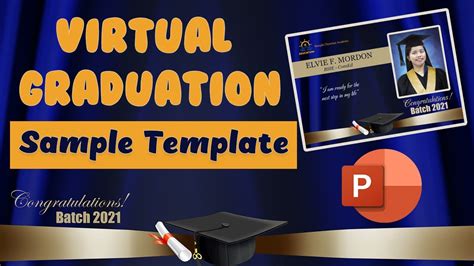 VIRTUAL GRADUATION PowerPoint Template |Tutorial - YouTube