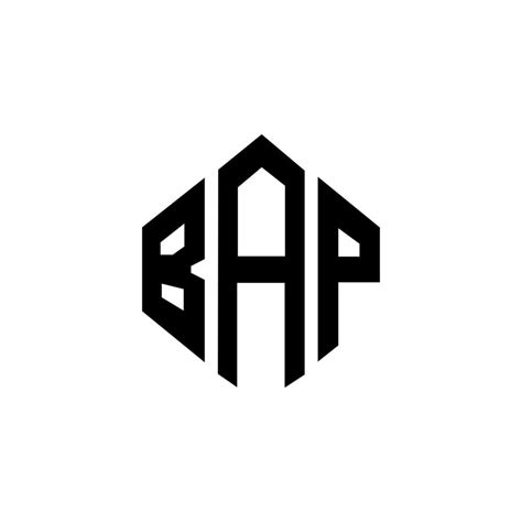 BAP letter logo design with polygon shape. BAP polygon and cube shape ...