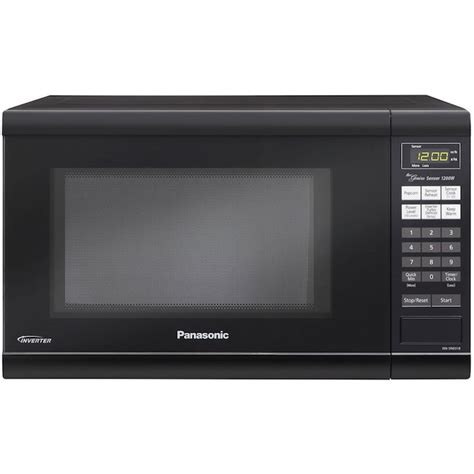 Panasonic 1.2-cu ft 1200-Watt Countertop Microwave (Black) in the ...