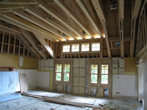 Raised ceiling, spray foam insulation | This is a remodeling… | Flickr