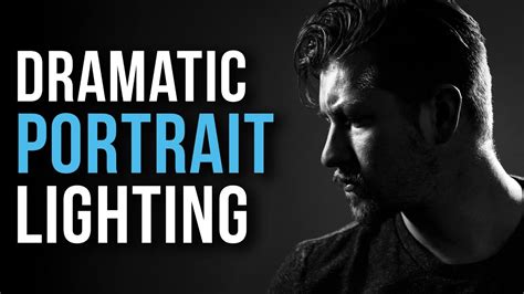 Dramatic PORTRAITS with ONE LIGHT | Photo Lighting Tips & Tricks - YouTube