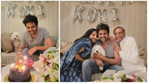 Kartik Aaryan Gets Birthday Surprise From Family, Kriti Sanon Says 'I ...