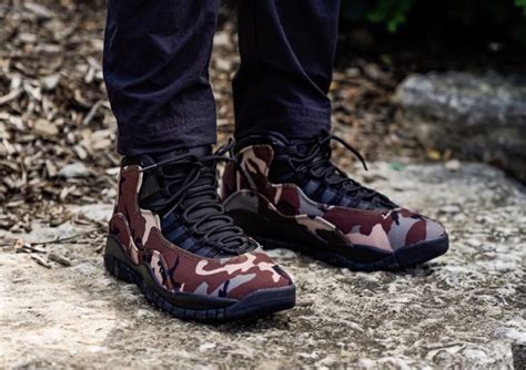 Air Jordan 10 Woodland Camo 310805-201 Release Date - SBD