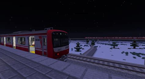 Love how the Real Train Mod turned out! : r/Minecraft