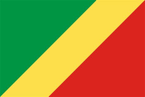 Congo Flag Map