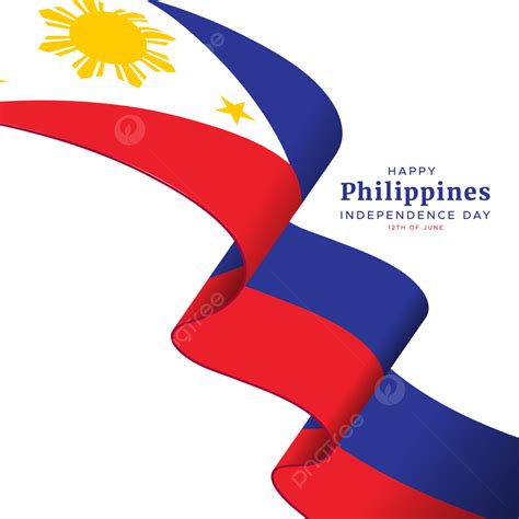 Philippine Independence Day With Philippines Flag Illustration Vector ...