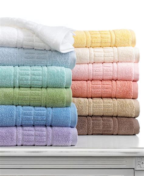 Martha Stewart Collection Plush Bath Towel Collection, 100% Cotton ...