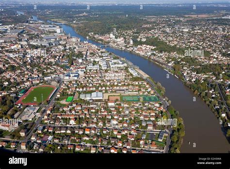 France Essonne Corbeil Essones Montconseil et district Seine (vue aérienne Photo Stock - Alamy