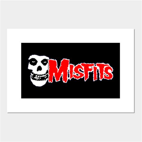 Misfits Logo - Misfits - Posters and Art Prints | TeePublic