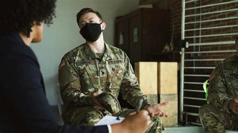 Photo of Soldier Talking to a Therapist · Free Stock Video