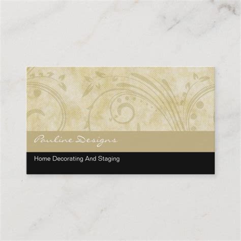 Home Decor Business Cards - Business Card Printing | Zazzle