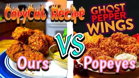 Popeyes Ghost Pepper Chicken Wings CopyCat DIY Recipe!