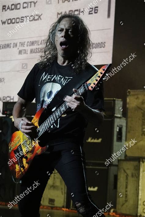 Kirk Hammett Metallica Performs During Special Editorial Stock Photo ...