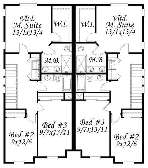 Twin House Floor Plans - floorplans.click