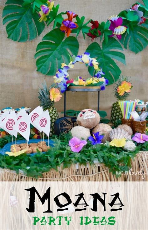 Disney Moana Party Every Child will Love - Make Life Lovely