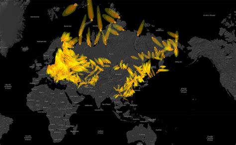 Chilling animated map shows fallout if a nuclear attack happened today