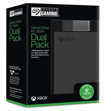 Seagate 1TB Expansion Card + 2TB Game Drive for Xbox Series X|S - Dual ...