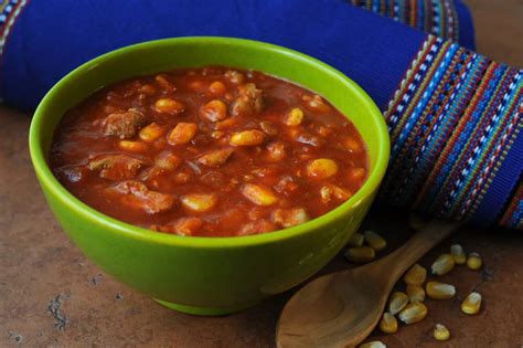 Traditional Red Chile Posole (Hominy Stew) - Bueno Foods