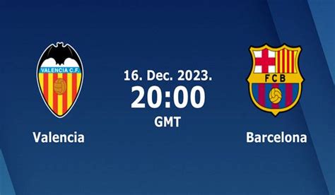 Valencia vs Barcelona Match Prediction and Preview - 16/12/2023